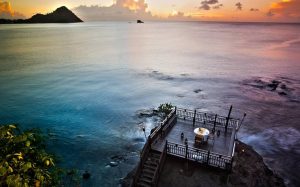 Restaurant romantis di negara St. Lucia