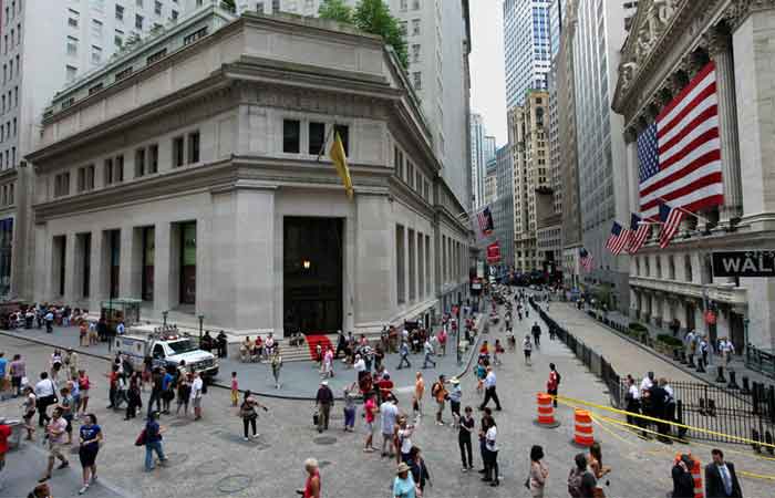 Jalan Wall Street di New York
